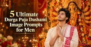 5 Ultimate Durga Puja Dashami Image Prompts for Men