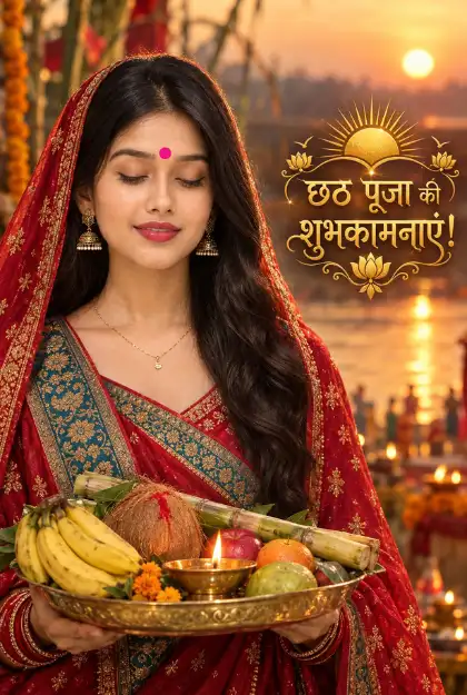 chhath puja image gemini prompt
