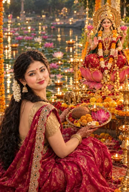Best Laxmi Puja Images Prompts for Chatgpt