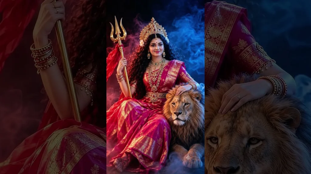Durga puja video prompt free download