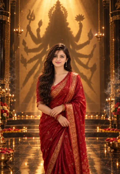 7 Best Gemini AI Photo Editing Prompts for Realistic Bengali Portraits: Durga Puja Special Edition 1