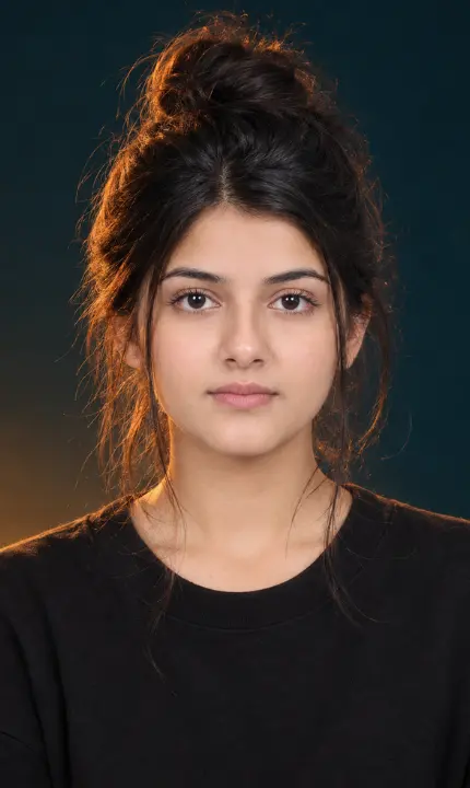 Cinematic studio portrait photography Prompt for Girl