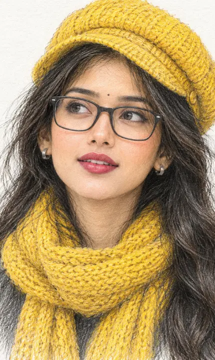 Beautiful close-up portrait of girl prompt