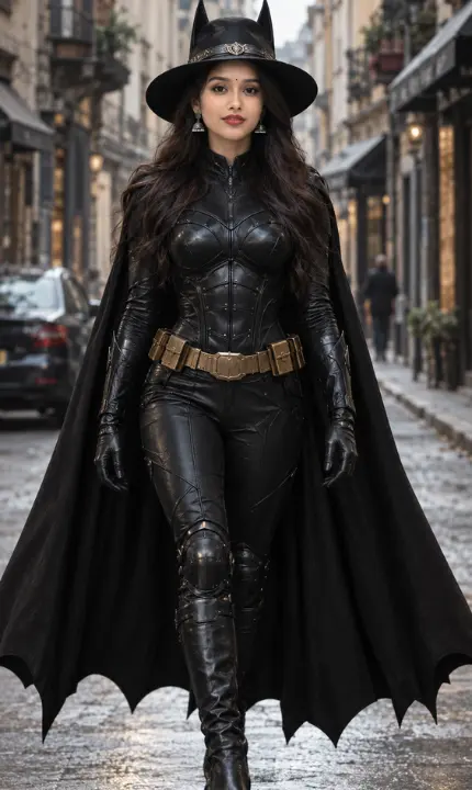 Prompt for female superhero-inspired character