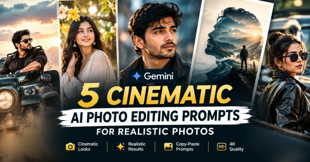 Cinematic AI Photo Editing Prompts for Epic Bollywood-Style Portraits